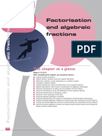 Chapter 5 - Factorisation and Alegrabraic Fractions PDF