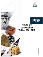 Pauta de Correccin Taller PSU-III