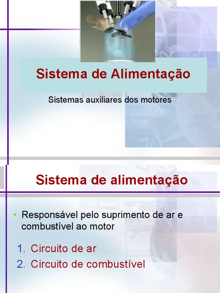 Componentes do Sistema de Alimentação Diesel | PDF | Pressão ...