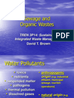 Sewage and Organic Wastes