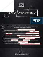 1medio Texto Dramático Contenido - Ejercicios