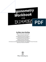 Trigonometry Workbook For Dummies (Sample)
