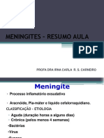 Meningites Aula Dip - Resumo PDF