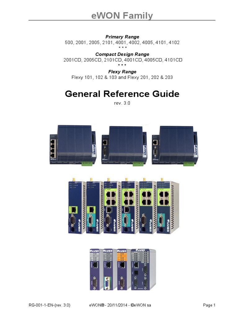 EWON General Reference Guide en 1114 | PDF | Port (Computer