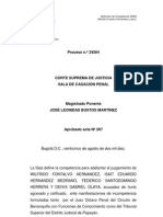 Proceso N.º 34564: Definición de Competencia 34564 Wilfrido Fontalvo Hernández y Otros. República de Colombia
