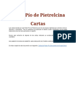 Cartas de San Pio de Pietrelchina