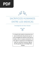 Sacrificios Humanos Entre Los Mexicas