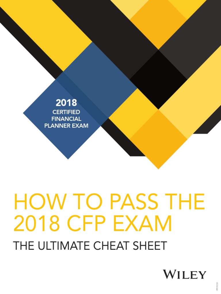 How To Pass The CFP Exam PDF Financial Adviser Insurance