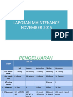 Laporan Maintenance November 2015