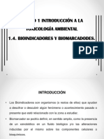 Biomarcadores y Bioindicadores