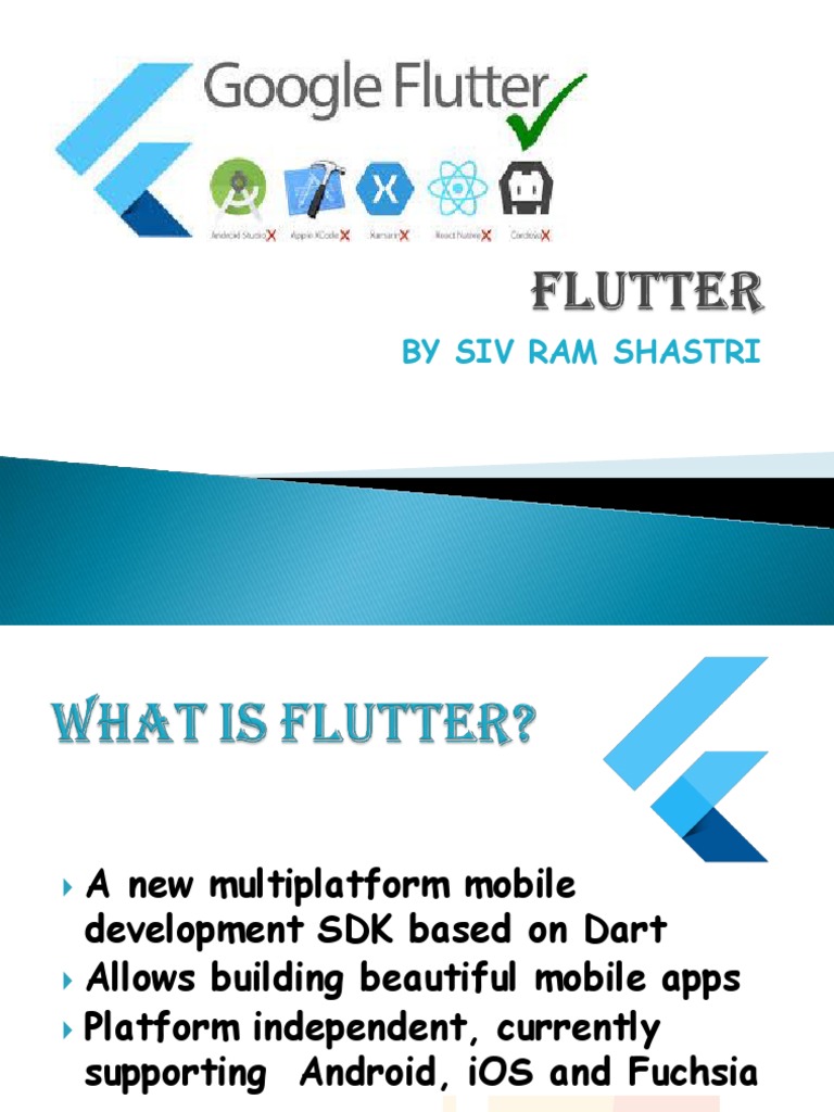 Flutter PDF | PDF | Cross Platform | Android (Operating System)