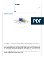 Pengertian Database Dan Manfaat Penggunaan Database