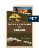 The Pula Covenant of Dominion, Eternal Life and Prosperity by Tefo Nic Bahi