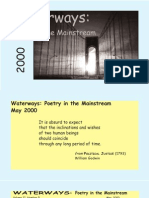 Waterways: Poetry in The Mainstream Vol 21 No 5