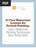 Download Watercolor Portrait eBook1 23 Lessons by JeanM39 SN39140200 doc pdf