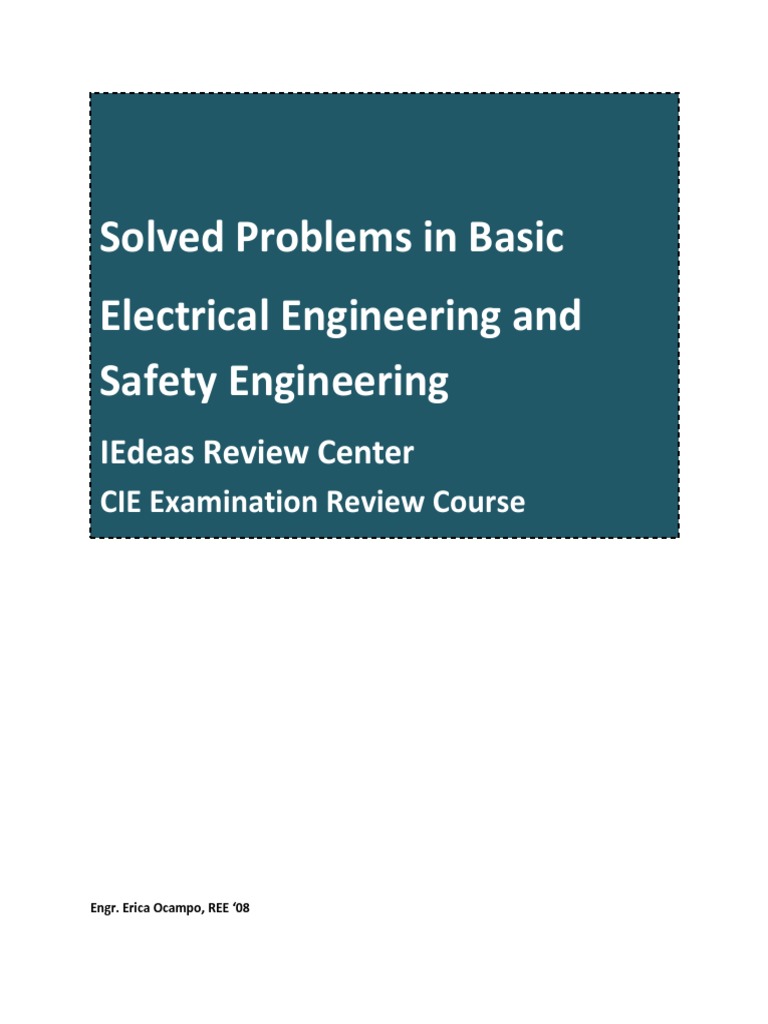 Solved Problems in Electrical & Safety Engineering 2014 PDF Series