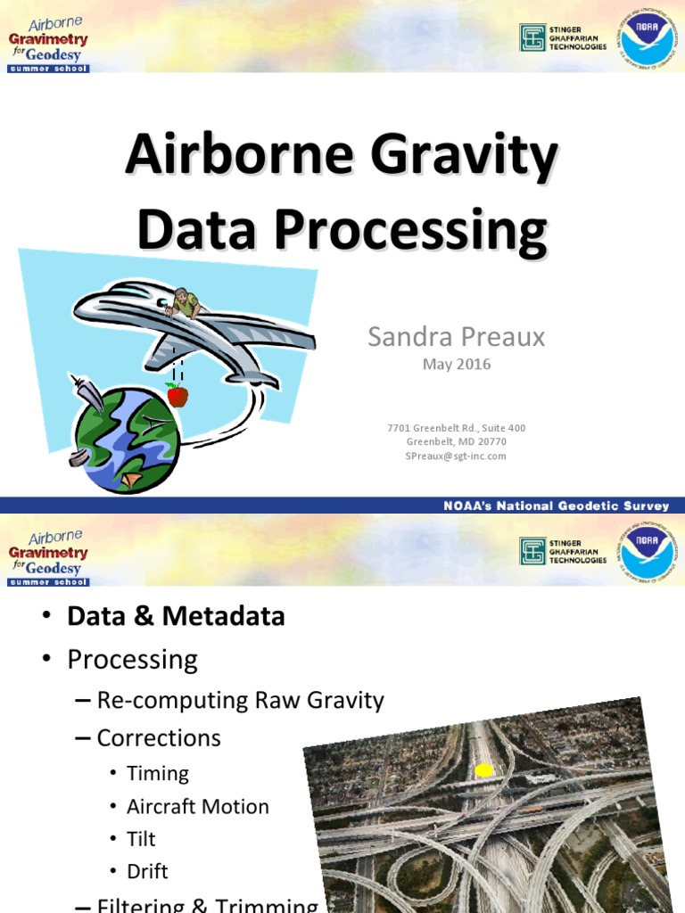 Airborne Gravity Data Processing Guide | PDF | Accelerometer ...