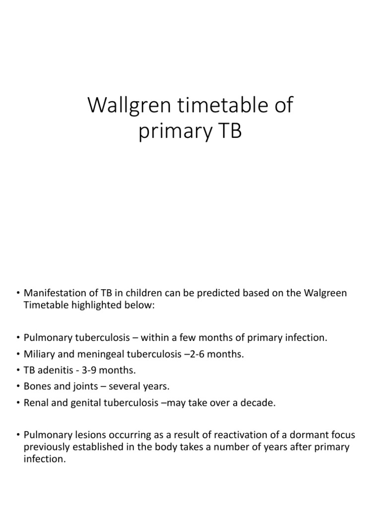 Vdocuments - MX - Wallgren Timetable of Primary TB | PDF
