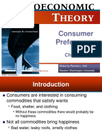 Consumer Preferences: Slides by Pamela L. Hall Western Washington University