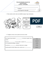 Ficha de 2º Ano Estudo Do Meio