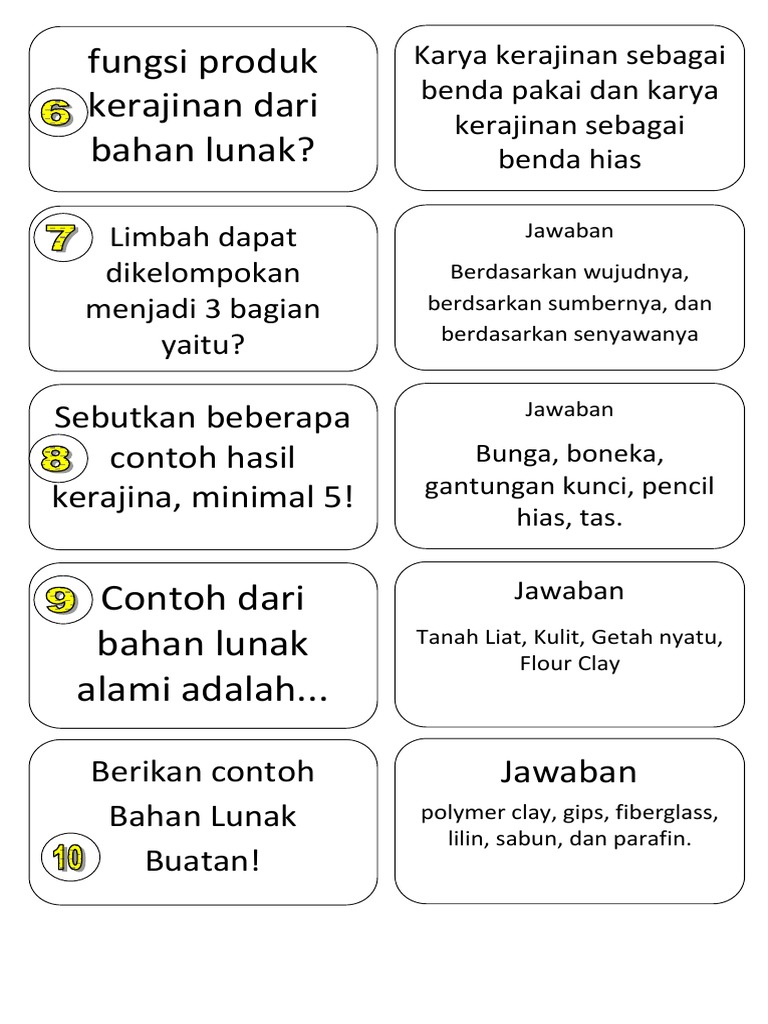 Soal Prakarya