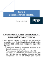 Tema 5. Delitos Contra La Libertad PDF