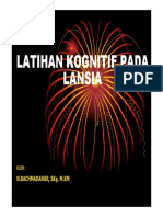 Adl Lansia Dan Latihan Kognitif