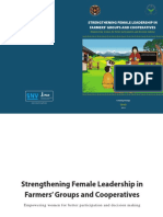 Strengthening Female Leadership in Farmers Groups Cooperatives