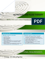 Nutrition and Fluid Therapy