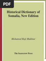 Mohamed Haji Mukhtar) Historical Dictionary of So (B-Ok - Xyz) PDF ...