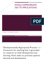 Developmentally Appropriate Practice and Its Implication To K 12 (J. Ramos)