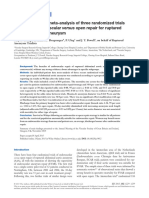 Individual-Patient Meta-Analysis of Three Randomized Trials Comparing Endovascular Versus Open Repair For Ruptured Abdominal Aortic Aneurysm