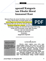 Imperatif Kategoris Immanuel Kant PDF