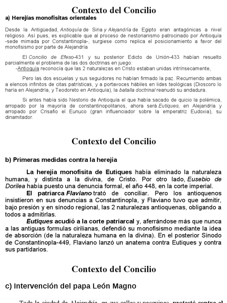 concilio de calcedonia Consejo de Calcedonia Trinitarismo