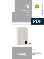 Installation, Use and Maintenance Manual for Formentera Boilers