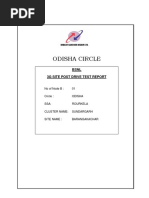 Odisha Circle: BSNL 3G Site Post Drive Test Report