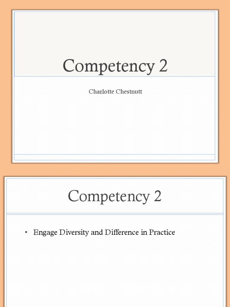 Competency 2 Presentation | PDF