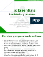 Presentacion 13 - Unix Essentials - Propietarios y Permisos