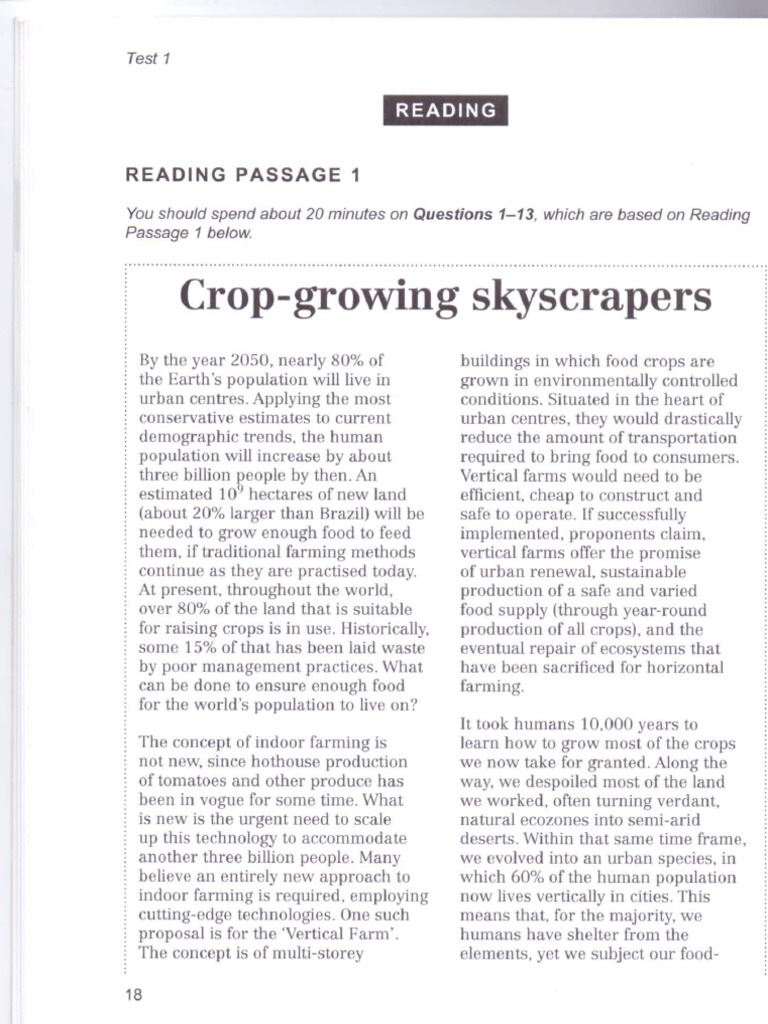 Crop Growing Skyscrapers Read t1 I11 PDF PDF