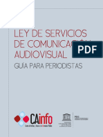 Guía para periodistas: nuevo Ley de Servicios de Comunicación Audiovisual