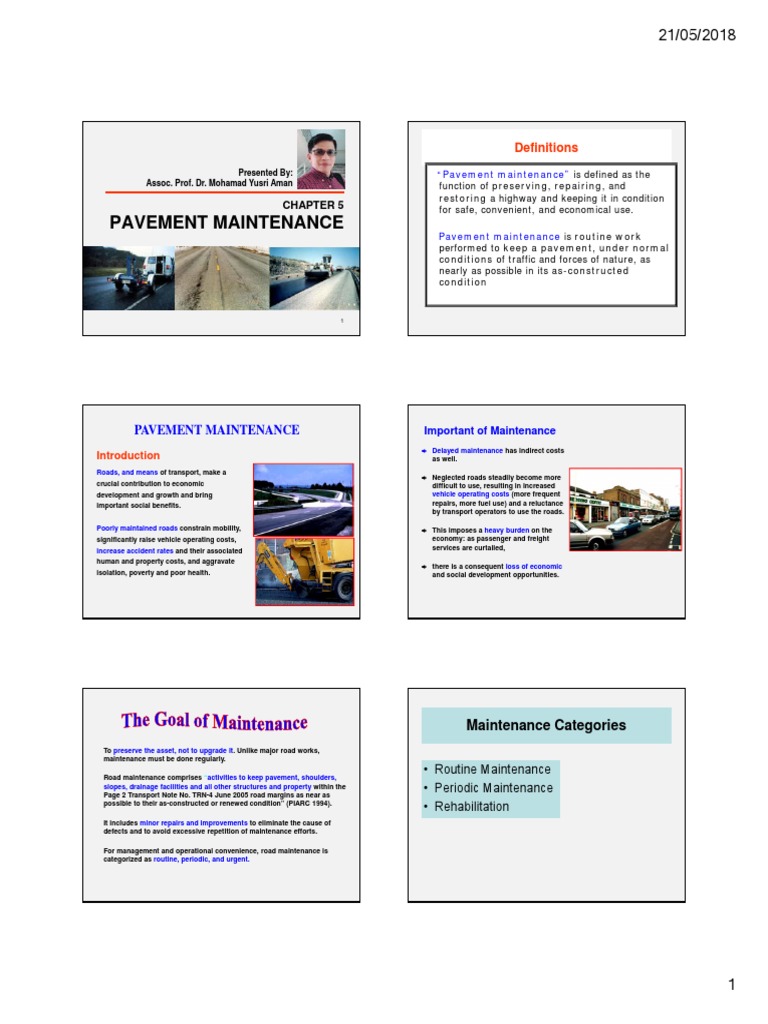 Pavement Maintenance PDF | PDF | Road Surface | Asphalt