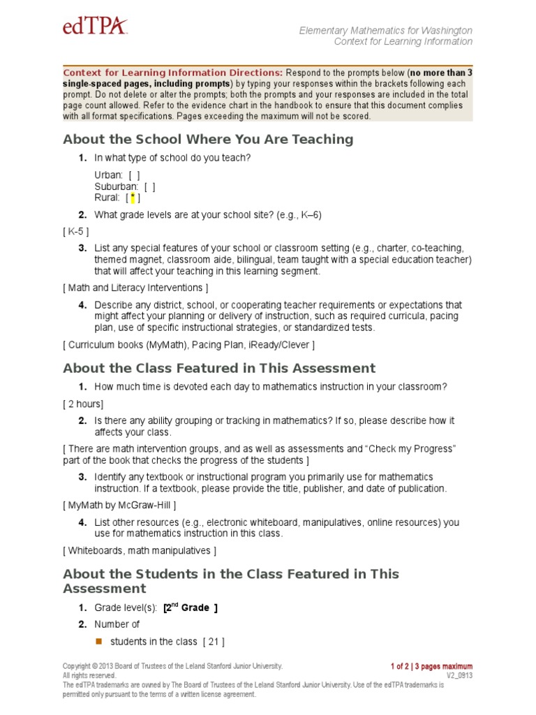 Math Context-For-Learning-Washington-State | PDF | Schools | Teachers