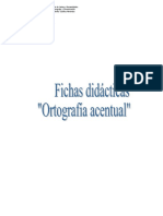 Fichas Didacticas Ortografia Acentual