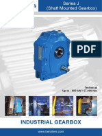 Industrial Gearbox: Technical Up To - 600 KW / 57,000 NM