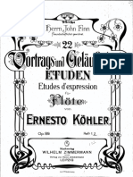 Studi D'espressione E.Kohler Op. 89 Secondo Libro PDF