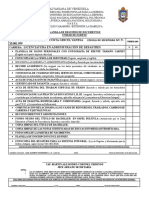 Planilla de Registro de Documentos