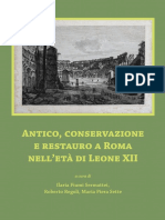 Antico, Conservazione e Restauro A Roma Nell'Età Di Leone XII