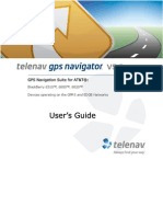 TeleNav Version 5.5 User's Guide - AT&T (BlackBerry 8310, 8800, 8820)