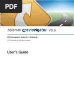 TeleNav Version 5.5 User's Guide - T-Mobile (Windows Mobile HTC)