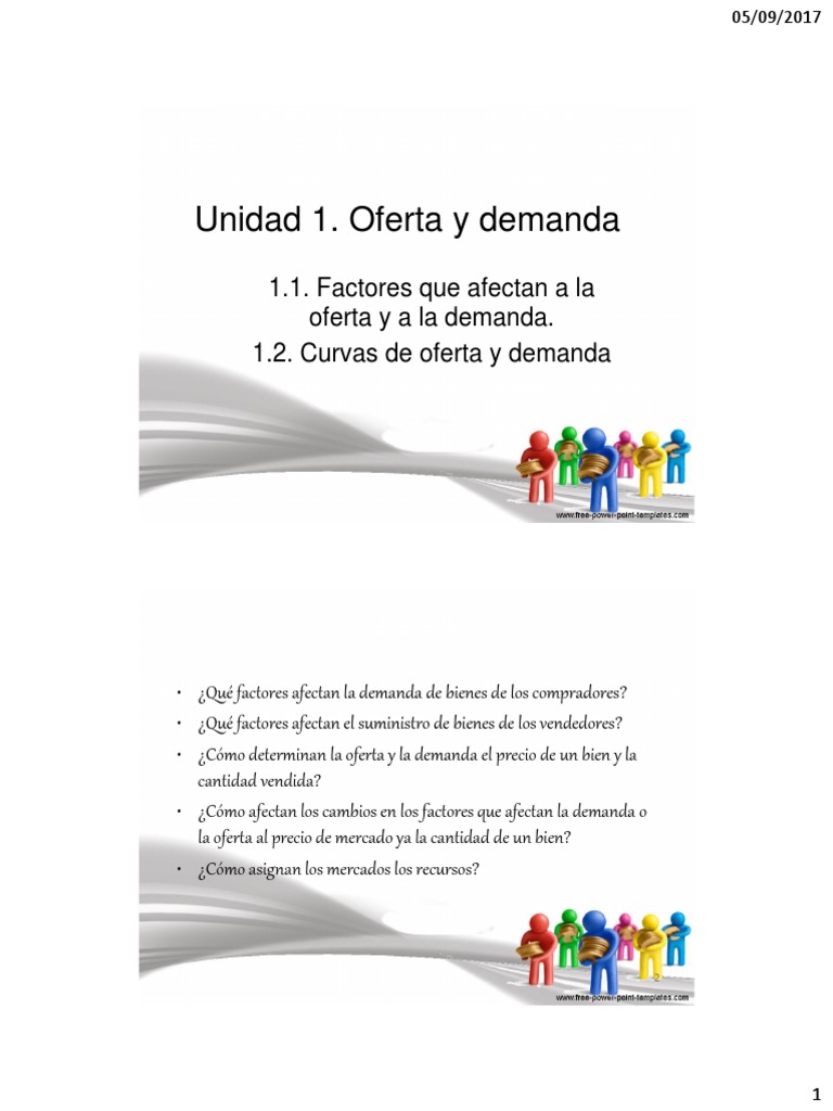 Factores que Afectan Oferta y Demanda | PDF | Elasticidad (economía ...